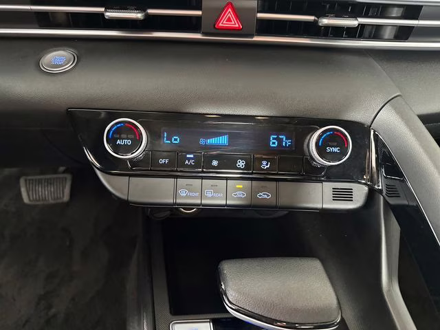 2025 Intense Blue Hyundai Elantra Hybrid Blue FWD Sedan