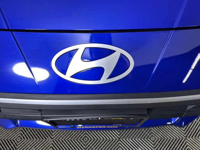 2025 Intense Blue Hyundai Elantra Hybrid Blue FWD Sedan