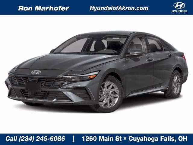 2026 Ecotronic Gray Pearl Hyundai Elantra Hybrid Blue FWD Sedan