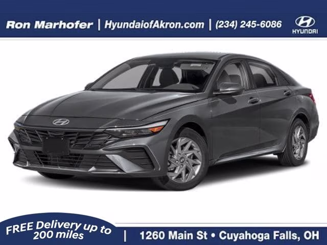 2026 Ecotronic Gray Pearl Hyundai Elantra Hybrid Blue FWD Sedan