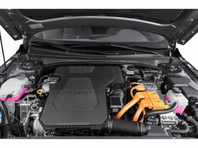 2026 Ecotronic Gray Pearl Hyundai Elantra Hybrid Blue FWD Sedan