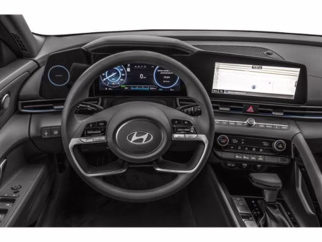 2026 Ecotronic Gray Pearl Hyundai Elantra Hybrid Blue FWD Sedan