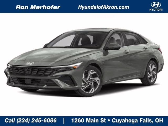 2026 Amazon Gray Hyundai Elantra Limited FWD Sedan