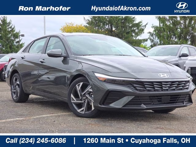 2026 Amazon Gray Hyundai Elantra Limited FWD Sedan