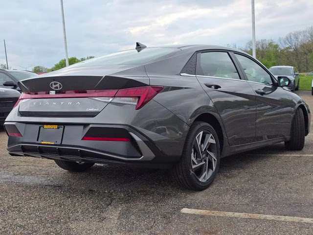2026 Amazon Gray Hyundai Elantra Limited FWD Sedan