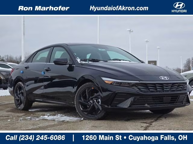 2026 Abyss Black Hyundai Elantra SEL Sport FWD Sedan