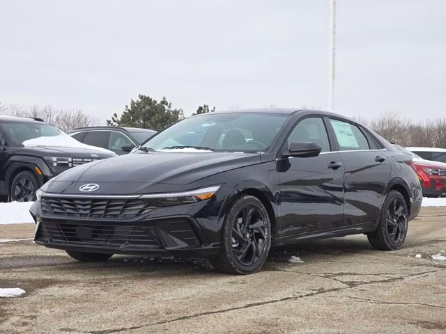 2026 Abyss Black Hyundai Elantra SEL Sport FWD Sedan