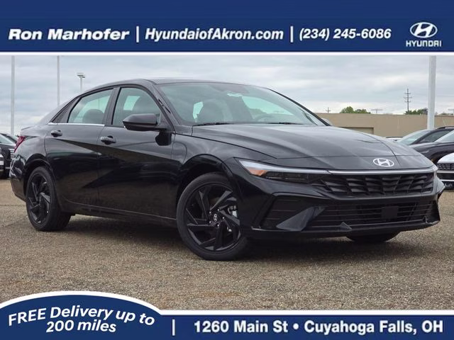 2026 Abyss Black Hyundai Elantra SEL Sport FWD Sedan