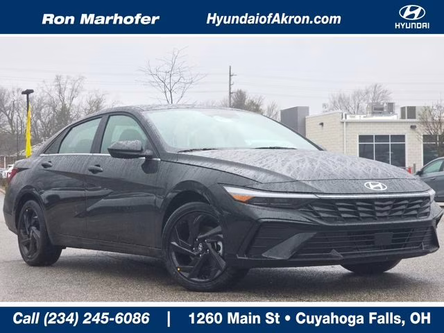 2026 Abyss Black Hyundai Elantra SEL Sport FWD Sedan