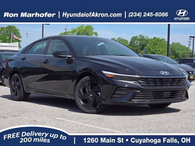 2026 Abyss Black Hyundai Elantra SEL Sport FWD Sedan