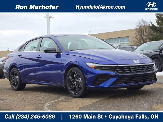 2026 Intense Blue Hyundai Elantra SEL Sport FWD Sedan