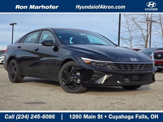 2026 Abyss Black Hyundai Elantra SEL Sport FWD Sedan