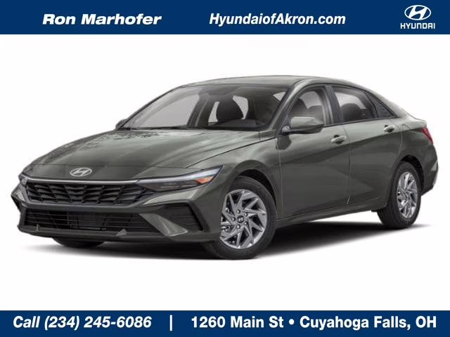 2026 Amazon Gray Hyundai Elantra SEL Sport FWD Sedan