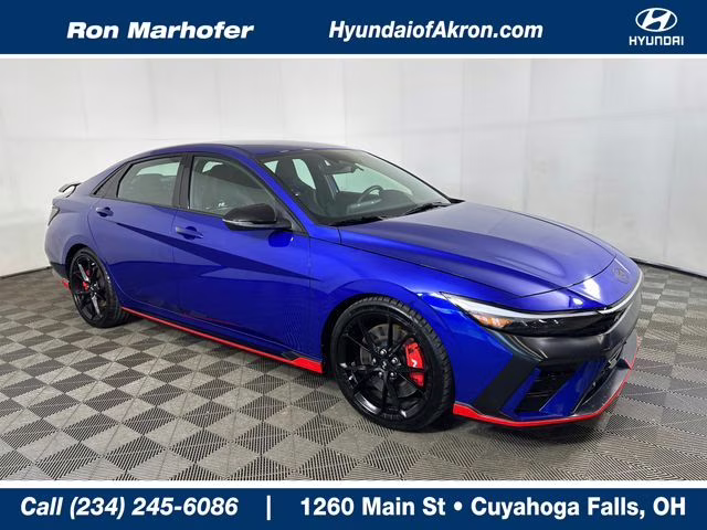 2025 Intense Blue Hyundai Elantra N Base FWD Sedan