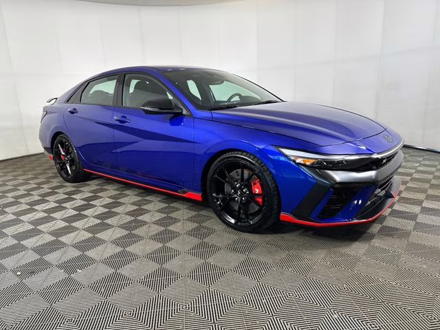 2025 Intense Blue Hyundai Elantra N Base FWD Sedan
