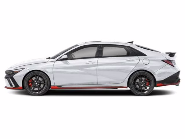 2026 Atlas White Hyundai Elantra N Base FWD Sedan