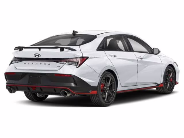 2026 Atlas White Hyundai Elantra N Base FWD Sedan