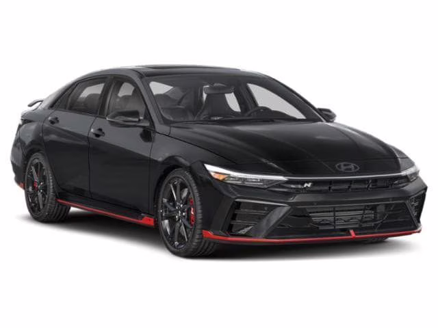 2026 Atlas White Hyundai Elantra N Base FWD Sedan