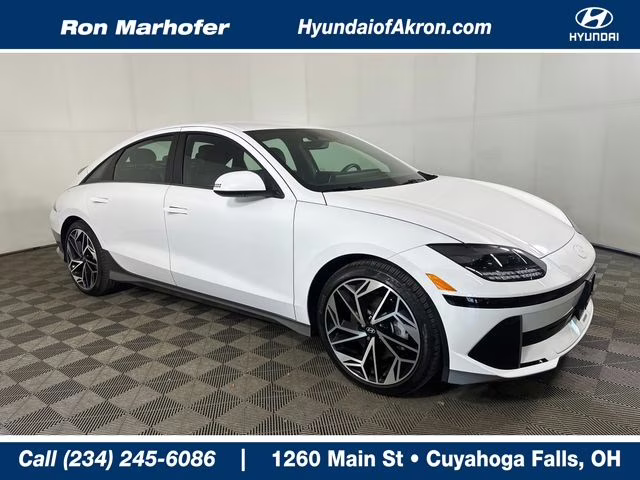 2023 Serenity White Hyundai IONIQ 6 SEL AWD Sedan