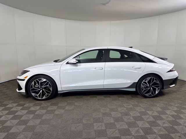 2023 Serenity White Hyundai IONIQ 6 SEL AWD Sedan