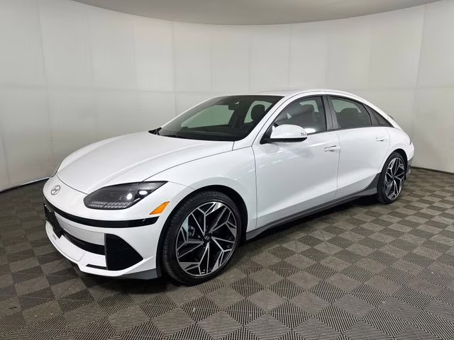 2023 Serenity White Hyundai IONIQ 6 SEL AWD Sedan