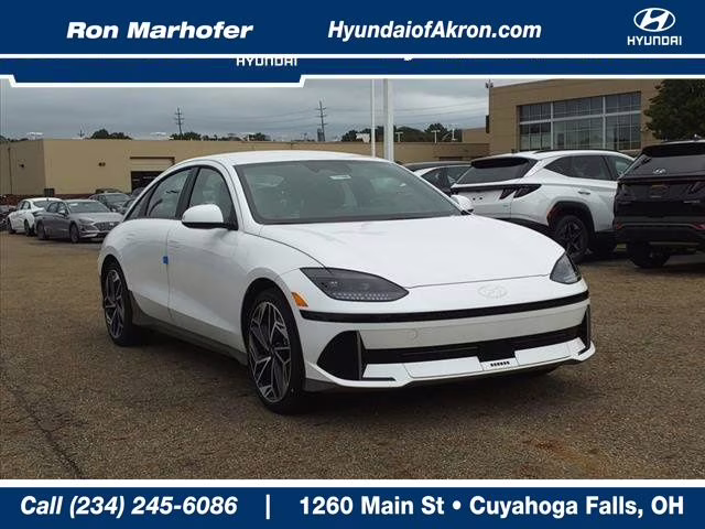 2024 Serenity White Hyundai IONIQ 6 SEL AWD Sedan