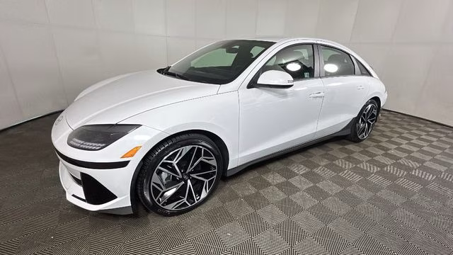 2024 Serenity White Hyundai IONIQ 6 SEL AWD Sedan