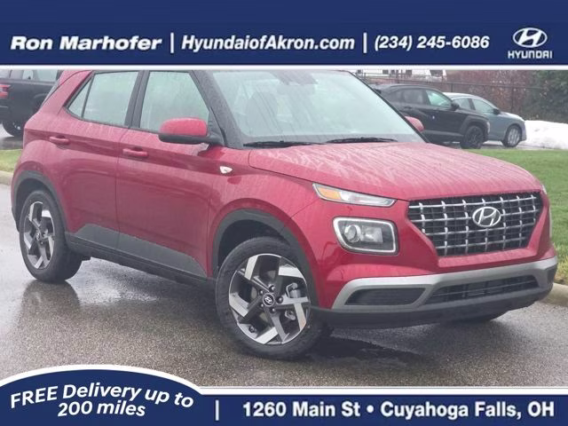 2026 Ultimate Red Hyundai Venue SEL FWD SUV