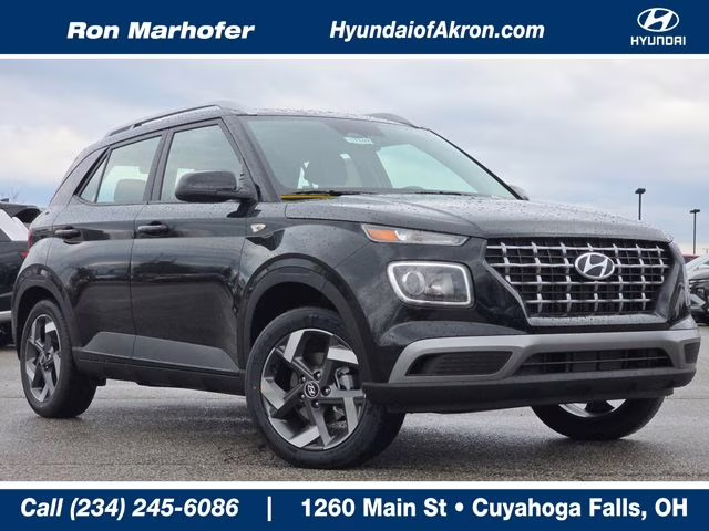 2026 Onyx Black Hyundai Venue SEL FWD SUV