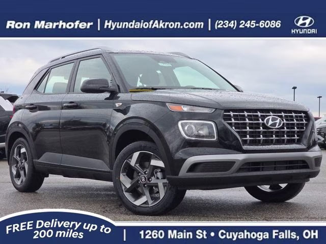 2026 Onyx Black Hyundai Venue SEL FWD SUV