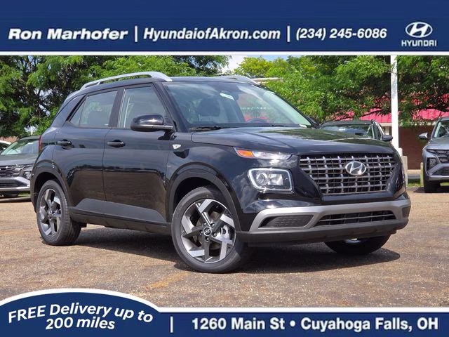 2026 Onyx Black Hyundai Venue SEL FWD SUV