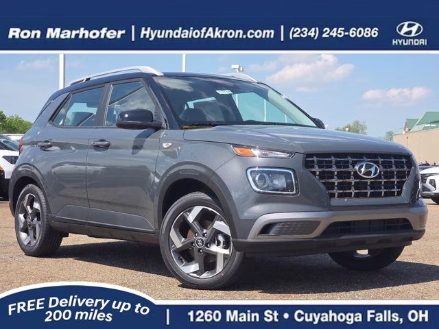 2026 Ecotronic Gray/Black Roof Hyundai Venue SEL FWD SUV