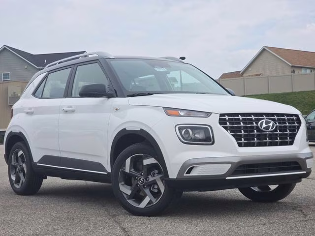 2026 Lunar White w/Black Roof Hyundai Venue SEL FWD SUV