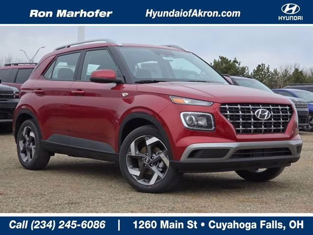 2026 Ultimate Red Hyundai Venue SEL FWD SUV