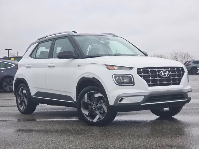 2026 Lunar White w/Black Roof Hyundai Venue SEL FWD SUV
