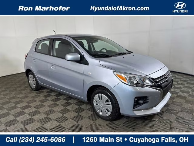2024 Jet Black Metallic Mitsubishi Mirage ES FWD Hatchback