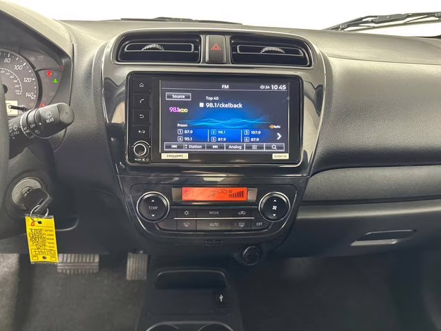 2024 Jet Black Metallic Mitsubishi Mirage ES FWD Hatchback
