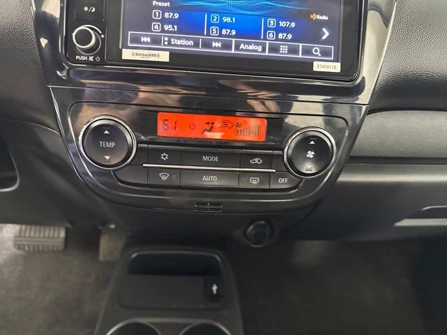 2024 Jet Black Metallic Mitsubishi Mirage ES FWD Hatchback