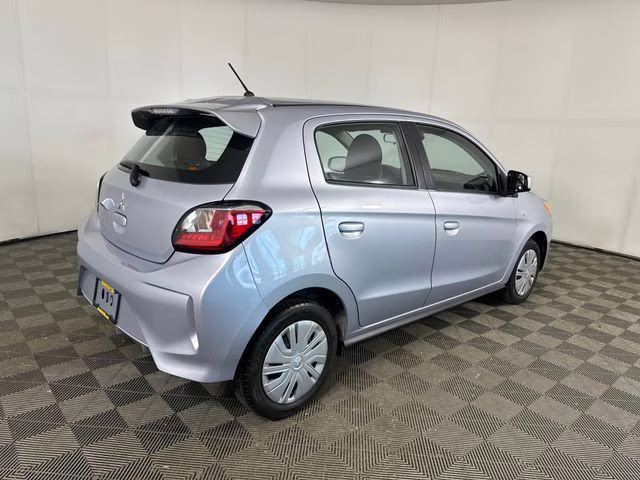 2024 Jet Black Metallic Mitsubishi Mirage ES FWD Hatchback