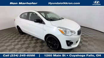2020 Pearl White Mitsubishi Mirage G4 LE FWD Sedan