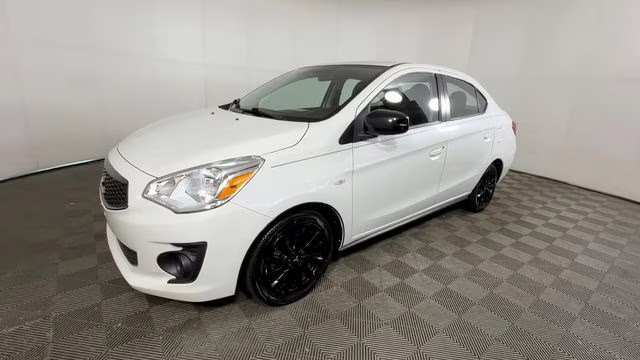 2020 Pearl White Mitsubishi Mirage G4 LE FWD Sedan