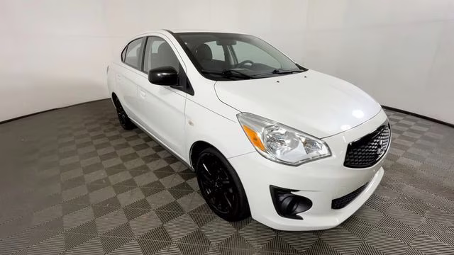 2020 Pearl White Mitsubishi Mirage G4 LE FWD Sedan