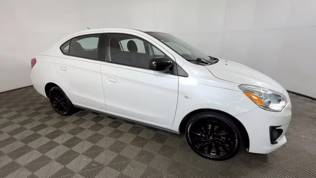 2020 Pearl White Mitsubishi Mirage G4 LE FWD Sedan