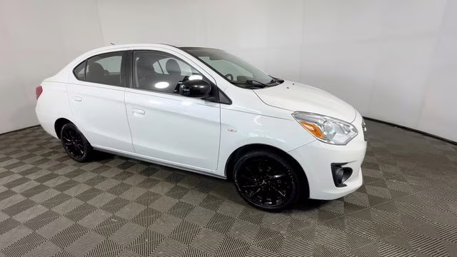 2020 Pearl White Mitsubishi Mirage G4 LE FWD Sedan
