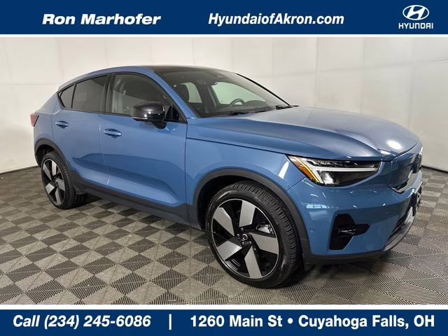 2023 Fjord Blue Metallic Volvo C40 Recharge Pure Electric Ultimate AWD SUV