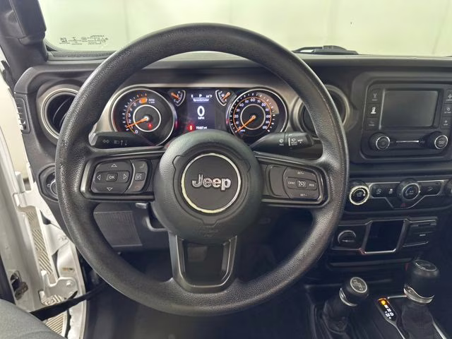 2020 Bright White Clearcoat Jeep Wrangler Unlimited Sport 4X4 SUV