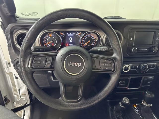 2020 Bright White Clearcoat Jeep Wrangler Unlimited Sport 4X4 SUV