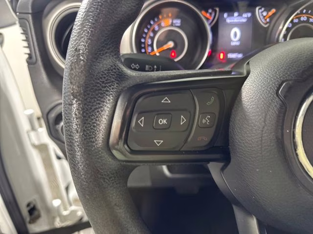 2020 Bright White Clearcoat Jeep Wrangler Unlimited Sport 4X4 SUV