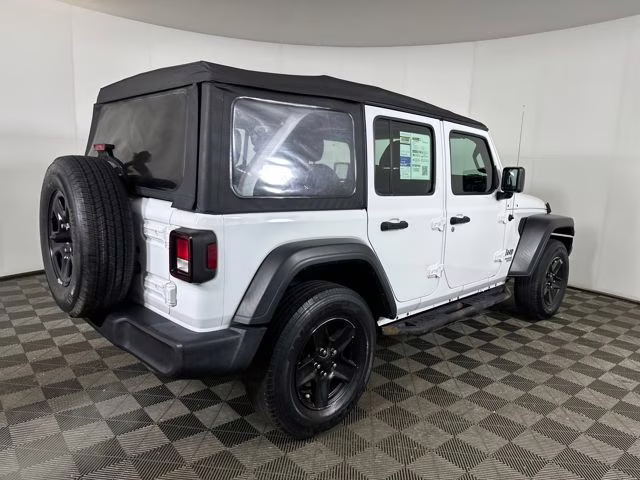 2020 Bright White Clearcoat Jeep Wrangler Unlimited Sport 4X4 SUV
