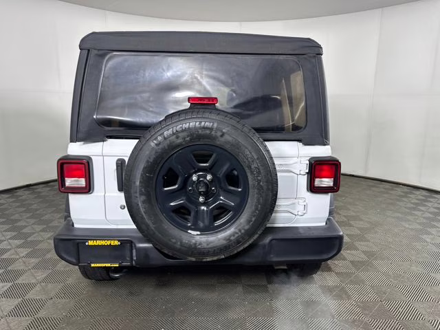2020 Bright White Clearcoat Jeep Wrangler Unlimited Sport 4X4 SUV